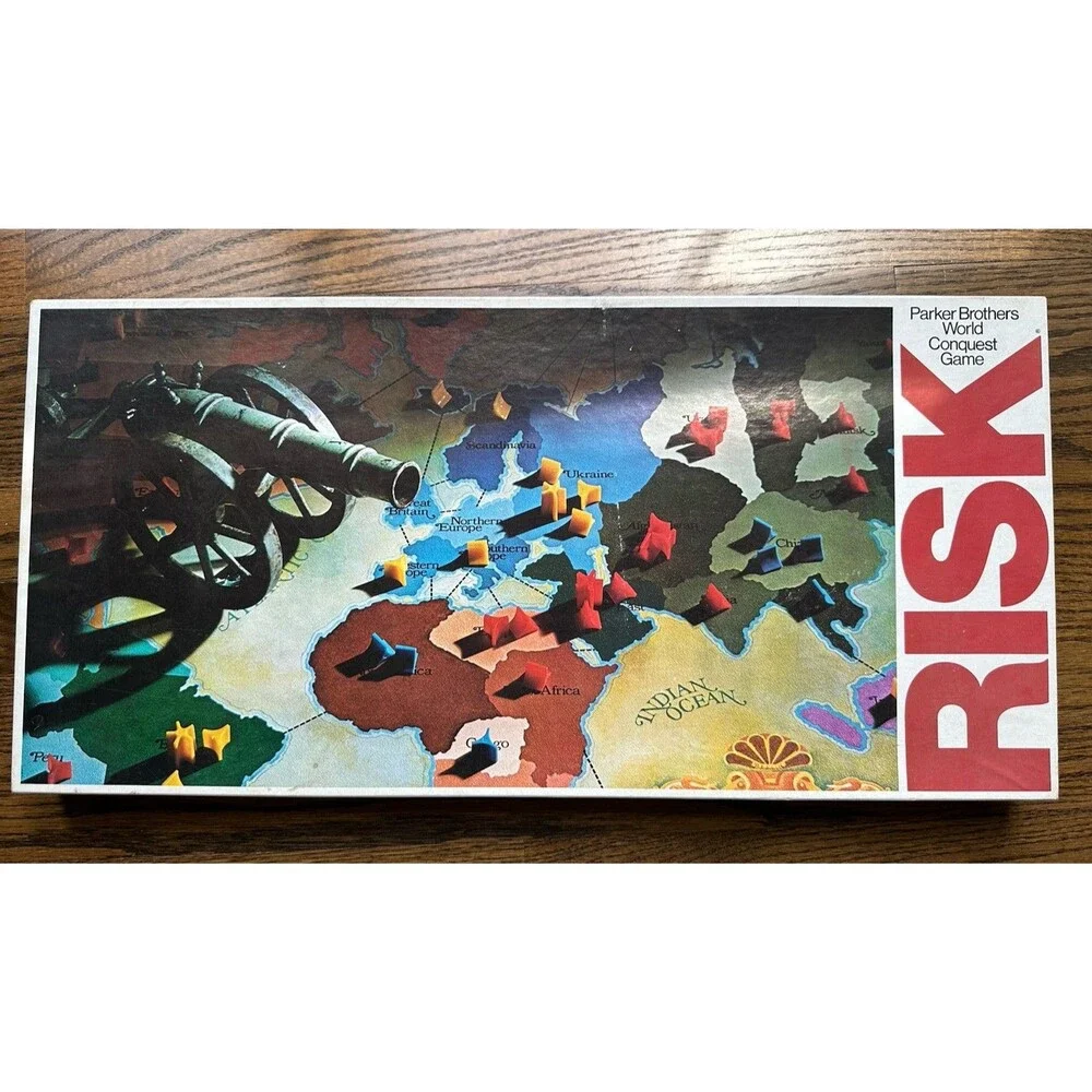 1980 Risk Board Game Parker Brothers Complete Great Condition